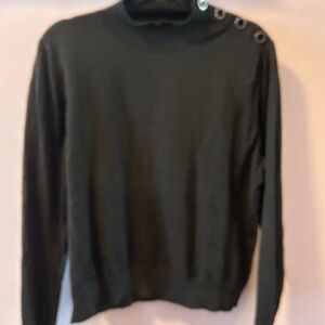 J. Crew Classic Black Knit Top